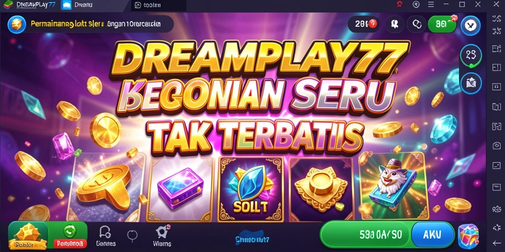 Tampilan gameplay seru di DREAMPLAY77 dengan fitur slot menarik.
