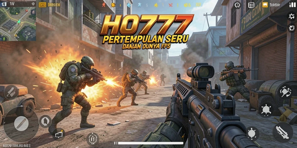 Gameplay HO777 menghadirkan aksi FPS yang mengasyikkan dan penuh tantangan.