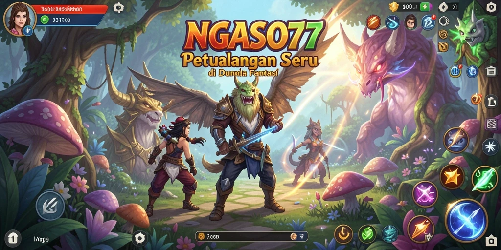 Tampilan gameplay NGASO77 yang menakjubkan dan mengasyikkan.