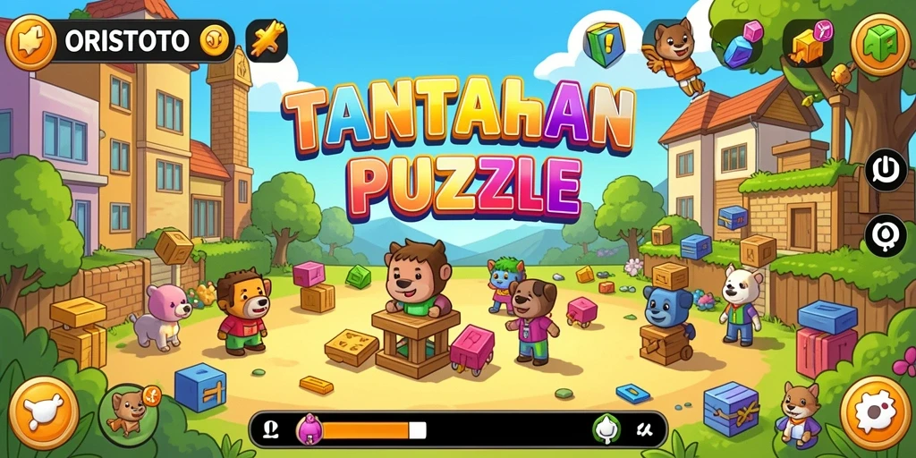 Tampilan gameplay ORISTOTO yang menarik dan penuh tantangan.