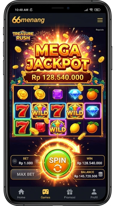Screenshot fitur kategori aplikasi di 66menang.